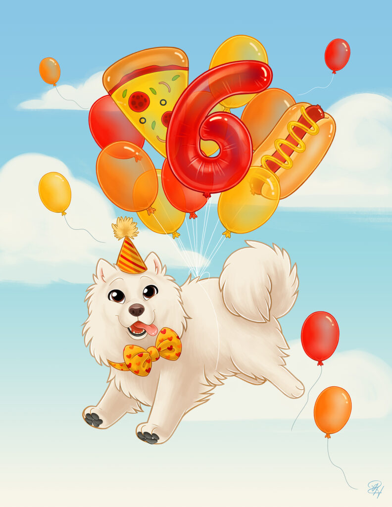 Happy Pawthday Ballons Rio