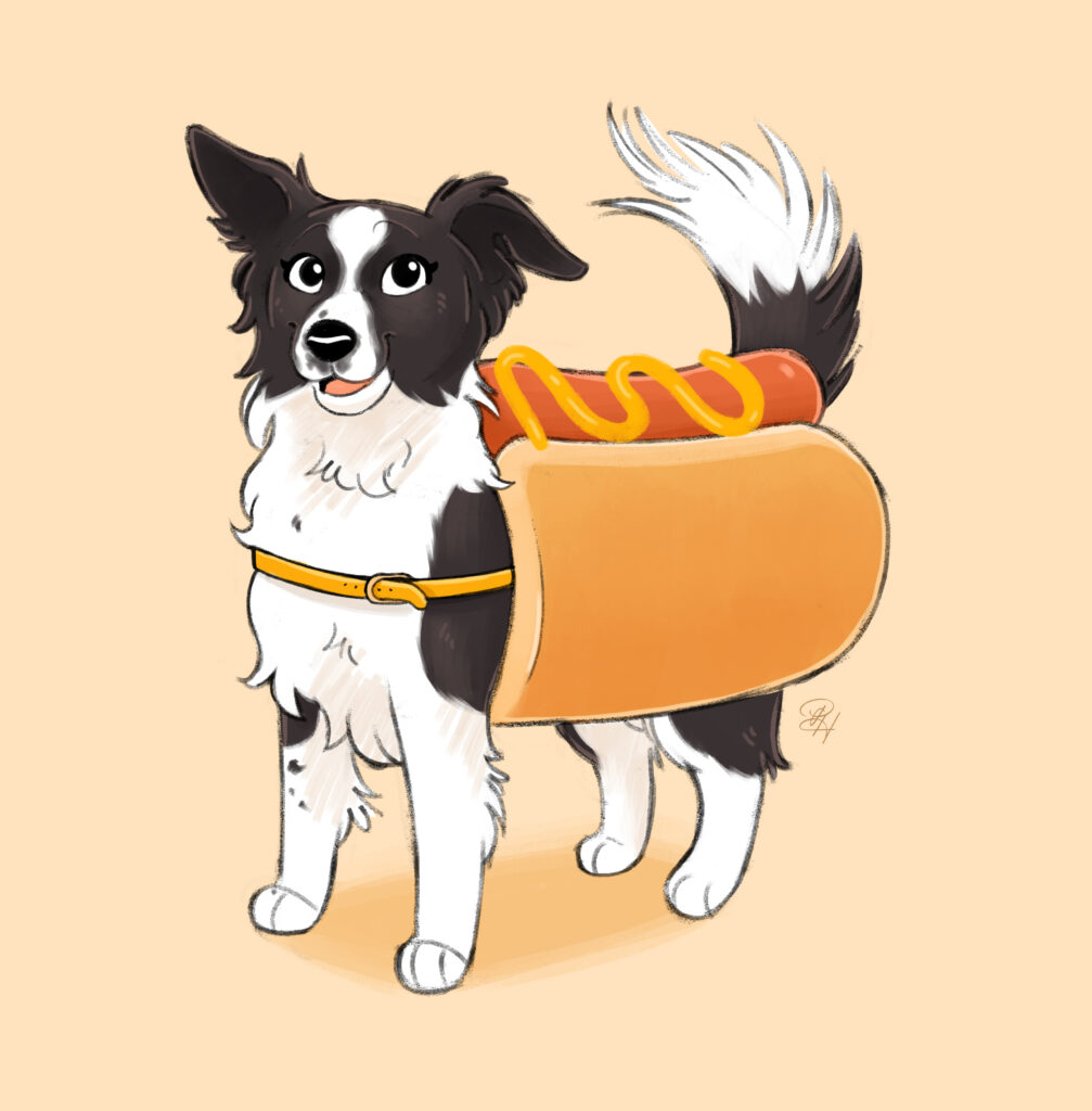 Julie hot dog